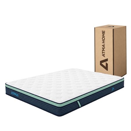 Colchón De Espuma En Caja Atma One 2 Plazas 140x190x20cm CHMFONE140X190X20