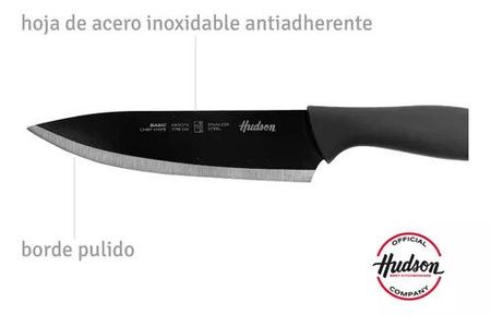 CUCHILLO CHEFF 7 LÍNEA BASIC INOX C/ANTIADHERENTE BSCH07