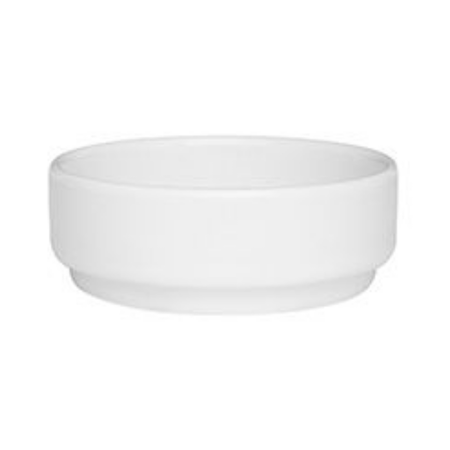Set 12 Compoteras Mantequeras Porcelana Gourmet Oxford 8 Cm Blanco