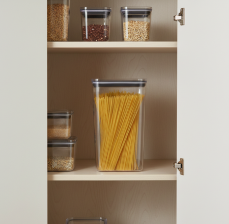 Taper Contenedor Hermético Apilable Acrílico 3100ml Rectangular Aston