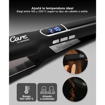 Planchita de Pelo Gadnic PL20D Liso Extremo
