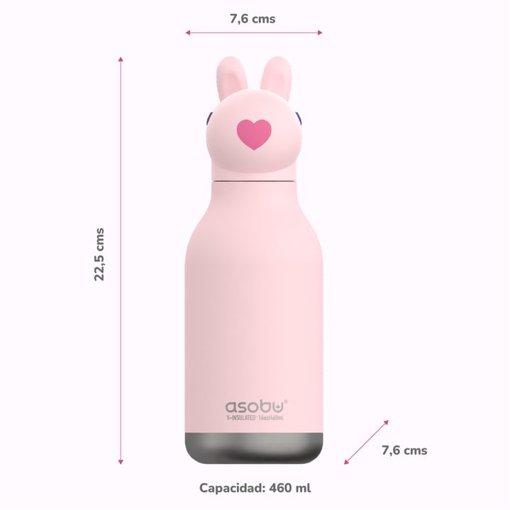 Botella Asobu Bestie 460 ml - Bunny - Vista 7