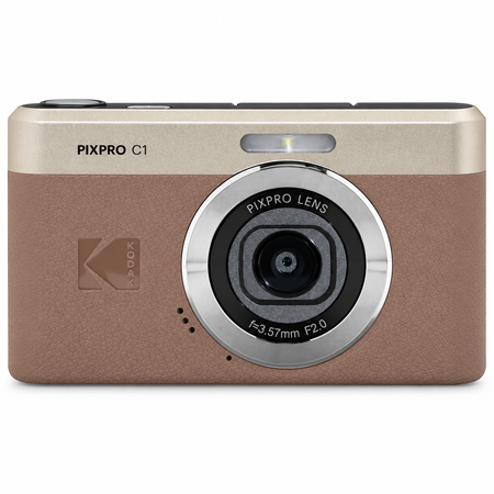 Camara Digital Kodak Pixpro C1 13mp Full Hd 1080p Pantalla Rebatible 2.8" Marron