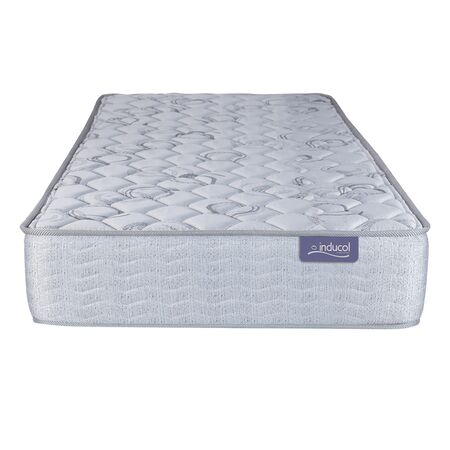 Colchon Inducol Linea Dorada 1 Plaza y Media de 100x190x24cm Espuma de Alta Densidad Firme