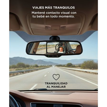 Espejo Retrovisor Auto Bebe Gadnic Con Agarre Ajustable