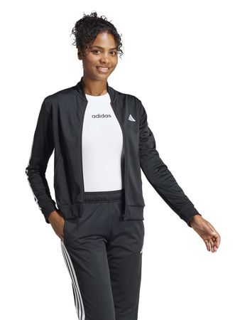 Conjunto Adidas Essentials 3 Stripes Mujer Moda Negro