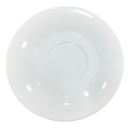 Set 12 Platos Para Té Porcelana Tsuji 1100 Ala Ancha Blanco Plato Té