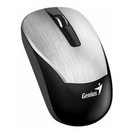 Mouse Wireless Genius ECO-8015 Recargable Plateado