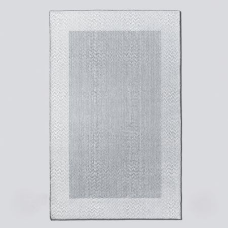 Alfombra simil Yute Gris - 160x250 cm