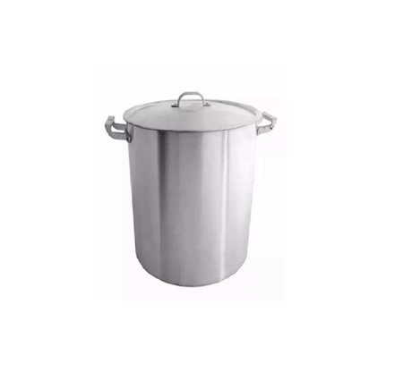 Olla Aluminio Gastronomica Nº 45 72 Lts Excelente Calidad Plateado