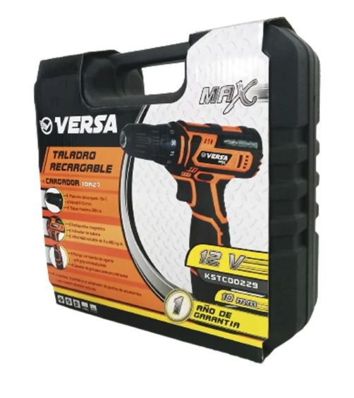 Taladro Inalambrico 20mm Versa Max Kstcd0229 12v Con Mechas Negro/naranja - Vista 6