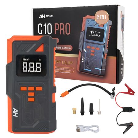Compresor Arrancador Bateria Powerbank Linterna Alpina C10 Pro