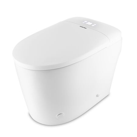 Inodoro Inteligente Sansei Mizu Bidet Temperatura Luz + Back Up De Batería Blanco SZINSC1AN