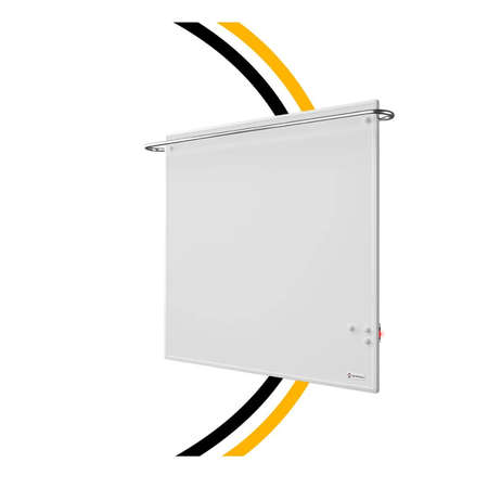 panel calefactor c/toallero temptech electrico 500w bajo consumo