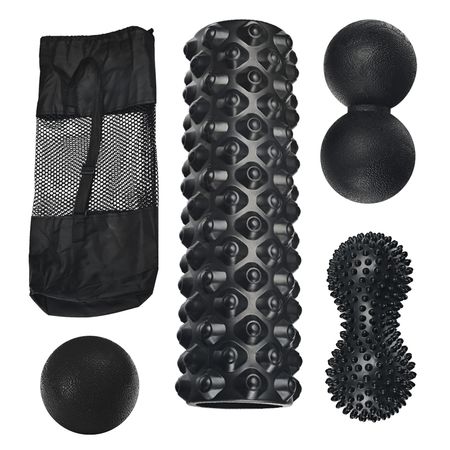 Kit de Entrenamiento Gadnic Rolo Yoga + Doble Bola + Bola Pie + Doble Bola Con Picos