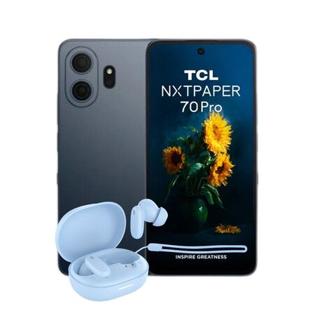 Combo TCL 70 Pro NXTPaper 5G 8+256GB Stellar Blue + TWS Dekkin Celeste