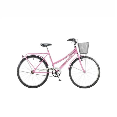 Bicicleta de Paseo Futura 3577 Country Rodado 26 Rosa Palo