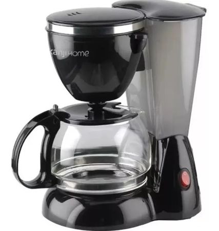 Cafetera De Filtro Kanji Kjh-cmf0800s01 Negra 12 Tazas Negro