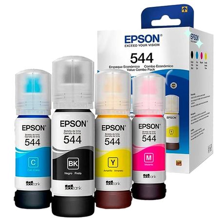 Kit de Botellas de Tinta Epson T544520-4P Pack de 4 Colores