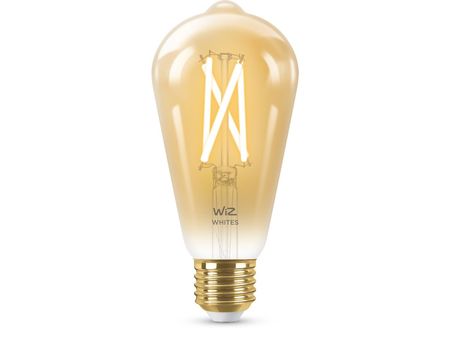 Lámpara Led Wiz Wifi Tipo Edison St64 Blanco Regulable De 2000K A 5000K (929003018712)
