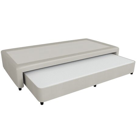SOMMIER MARINERO MUSSA URANIA 90X190 ECOCUERO CRUDO