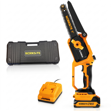 Motosierra Electrica A Bateria Inalambrica Worksite 2850 Rpm