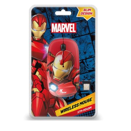 MOUSE XTECH IRON MAN EDITION (C:ROJO XTMM340IM)