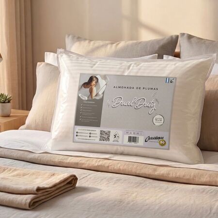 Almohada De Plumas Dual Duty