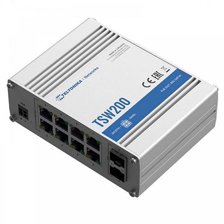 Switch Teltonika Networks TSW200 LTE con PoE