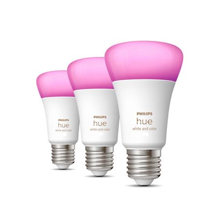 Philips Hue Lámpara E27 Bluetooth Color Generacion 5 x3 Un