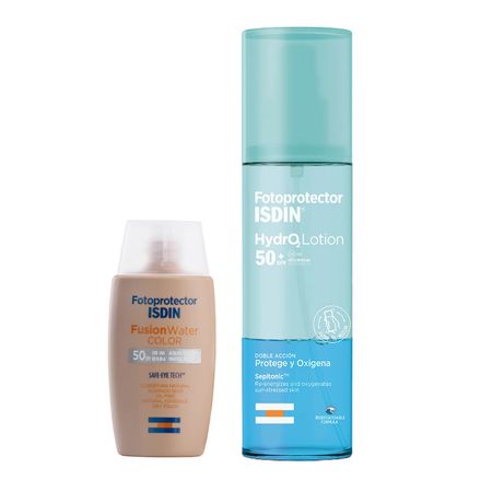 Set Isdin Fusion Water Color 50ml + Hydro Lotion 200ml