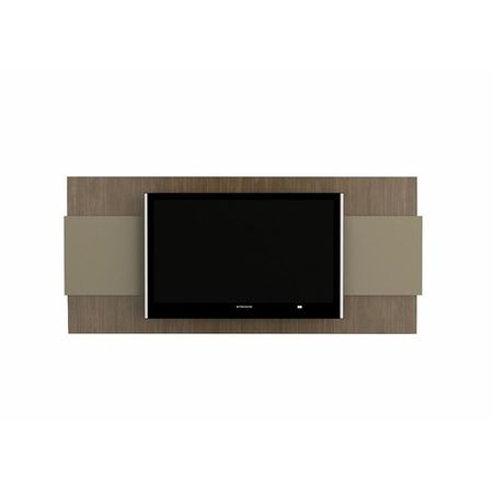 Panel de TV DS Home Hasta 65 Pulgadas Nogal Gris 180x102x5 cm