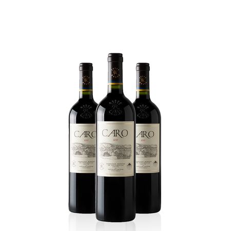Vino Tinto Caro Cabernet Suvignon - Malbec Caja x 3
