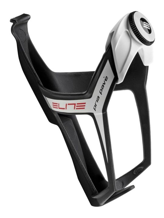 Porta Caramañola Elite Pria Pave Unisex Ciclismo Negro - Vista 2