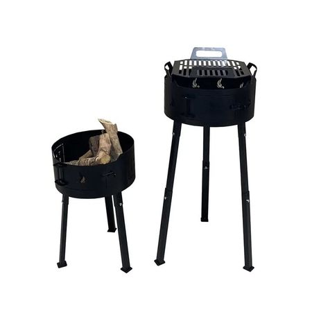 Parrilla Portatil Ponderosa Neuqun con Fogonero