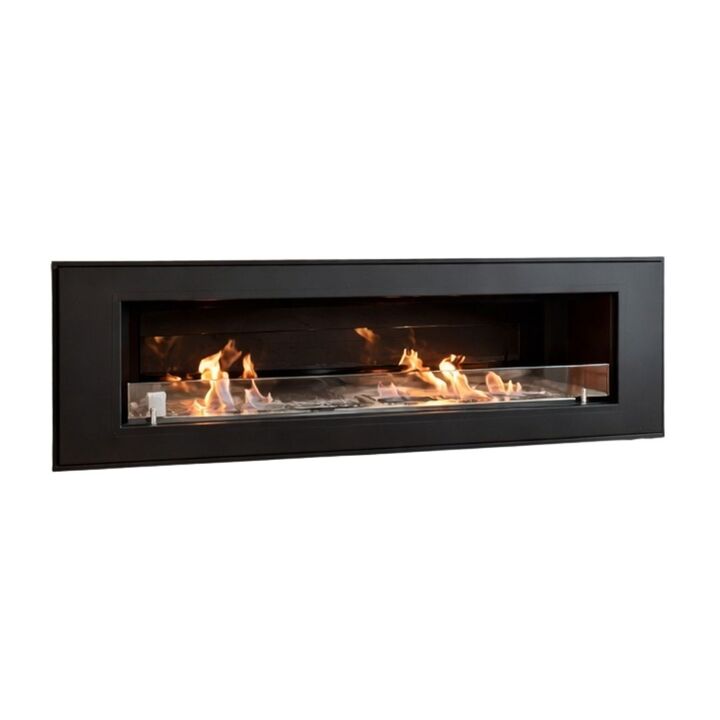 Chimenea París Black a Bioetanol 140 CM - Vista 1