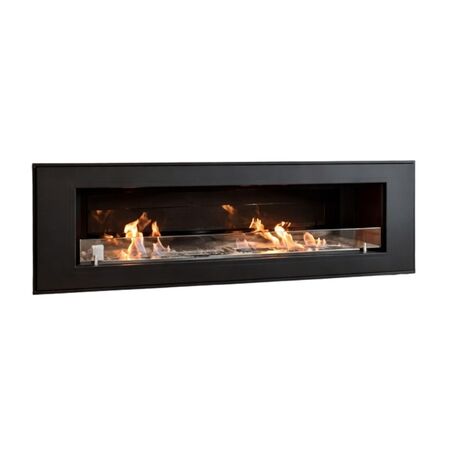 Chimenea París Black a Bioetanol 140 CM