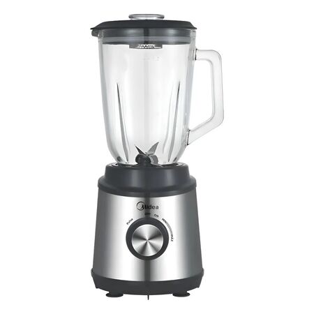 Licuadora Midea Tb-m115xar1 Inox 800w Jarra Vidrio Plateado