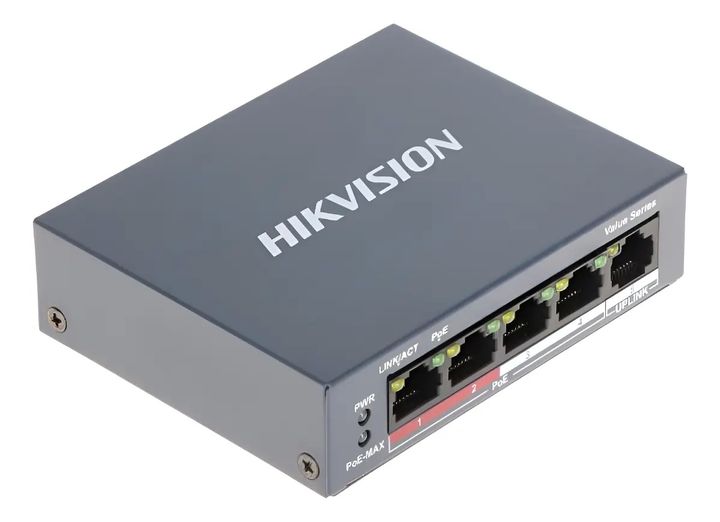 Switch Hikvision DS-3E0105P-E|M(C) - Vista 4