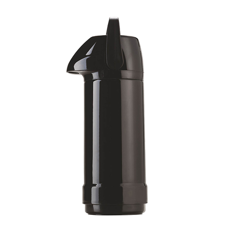 Termo Bomba Glt 1 L Negro Invicta Con Ampolla De Vidrio