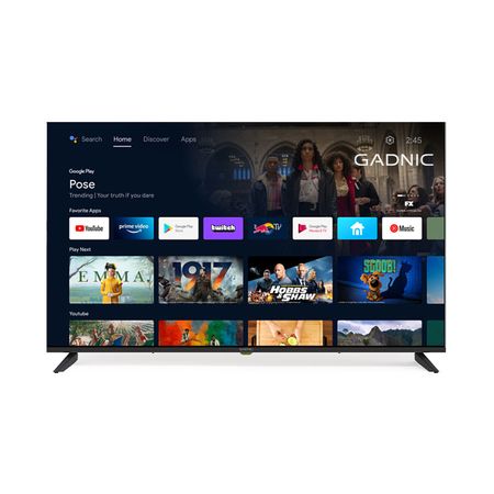 Smart TV 50” Gadnic FHD Android TV Pulgadas WiFi Procesador Quad Core Sonido Estéreo 20W
