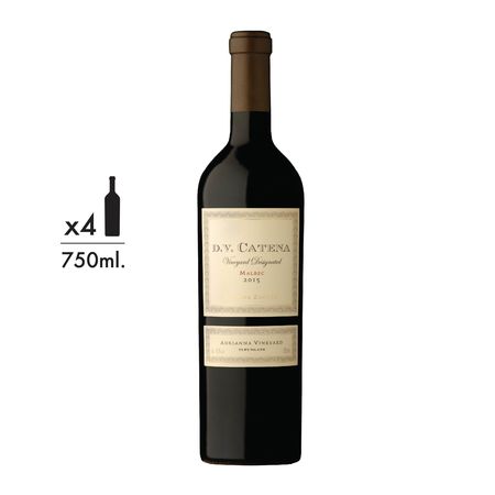 Vino Tinto DV Vineyard Designated Adrianna Tupungato Alto Malbec Caja x 4