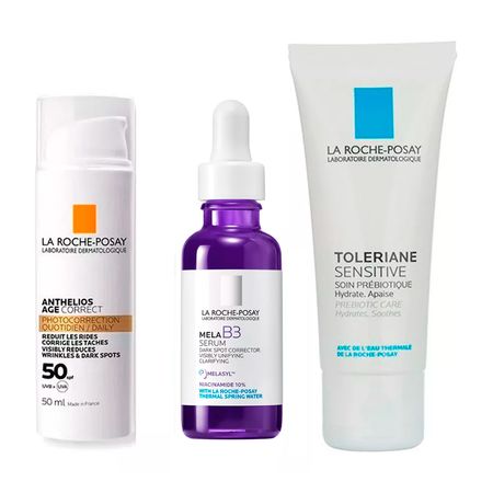 Set La Roche Posay Mela B3 +Toleriane +Age Correct