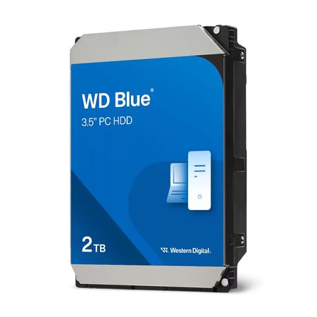 Disco duro Western Digital Blue 2TB 3.5” SATA 5400RPM 64MB CMR WD20EARZ
