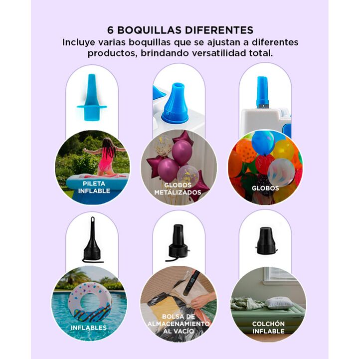 Inflador de Globos Gadnic Eléctrico - Vista 4