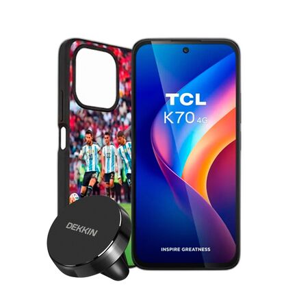 Combo TCL K70 12+128GB Midnight Black + Car Holder Dekkin Redondo