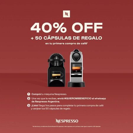 Cafetera Nespresso Lattissima One Evo Negra F121-AR-BK-NE