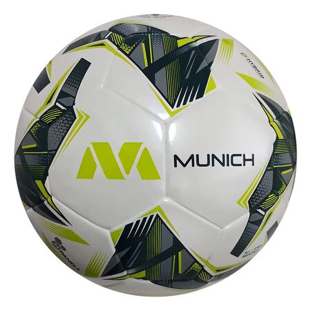 Pelota Munich Top Sala Medio Pique Quality Pro Hibrida Blanco