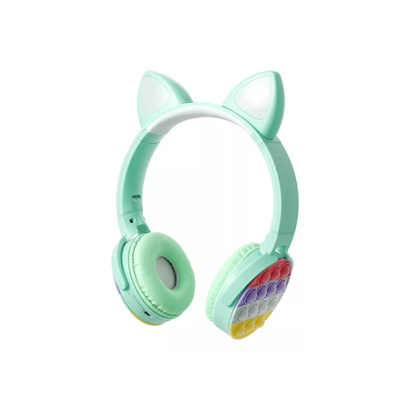Auricular Inalambricos Cat / Gato. Luces Y Bluetooth