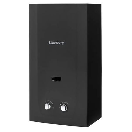 Calefón Longvie Automático 14L Gas Natural Doble Regulación Grafito CN514SSG-N
